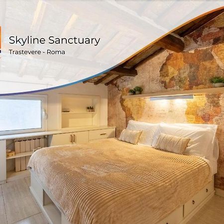 15 Min From Piazza Venezia Skyline Sanctuary In Trastevere Экстерьер фото