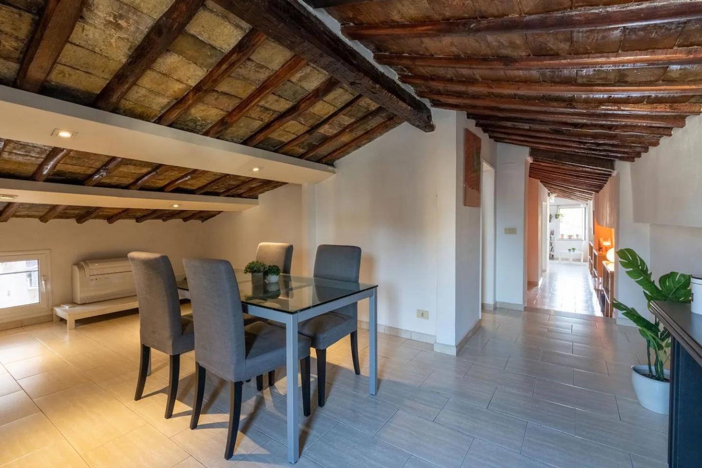 15 Min From Piazza Venezia Skyline Sanctuary In Trastevere Экстерьер фото