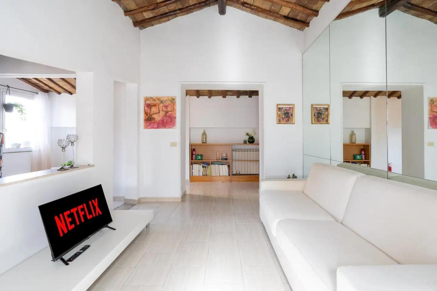 15 Min From Piazza Venezia Skyline Sanctuary In Trastevere Экстерьер фото